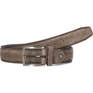 Floris Van Bommel - Suede Riem - Beige - 100% Leer