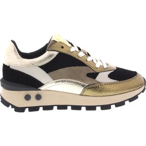 Dames Sneakers Floris Van Bommel Blokki 04 00 Gold Goud