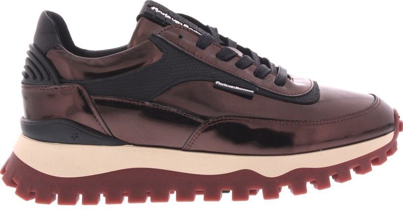 Dames Sneakers Floris Van Bommel Grommi 01 05 Dark Brown Donkerbruin