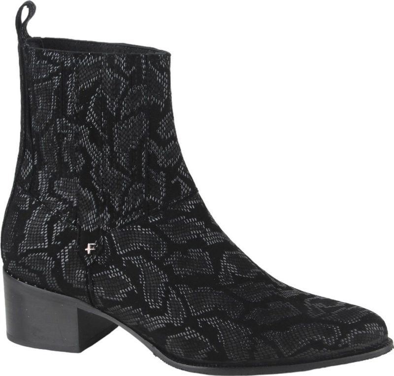 Floris Van Bommel Evi 01 Enkellaarsjes Dames - Zwart