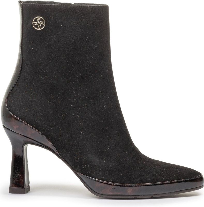 Floris van Bommel - SFW-50076 Saxi - Enkellaars - Zwart - Suède