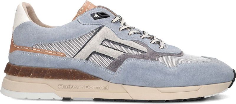 Floris Van Bommel - Sfm-10153 - Sneakers - Blauw - Leer