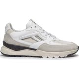 De Treener - 01.03 - Sneakers - Wit - Leer, Suède, Mesh