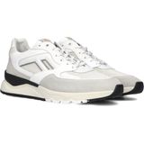 De Treener - 01.03 - Sneakers - Wit - Leer, Suède, Mesh