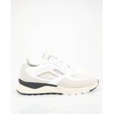 De Treener - 01.03 - Sneakers - Wit - Leer, Suède, Mesh