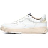 Floris van Bommel - De Okker 32-01 - Sneakers - Lichtgrijs - Leer/Mix van Materialen