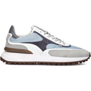 Floris van Bommel Noppi leren Sneakers Lichtblauw