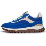 Floris van Bommel - Sneakers - Blauw - Suède - Rubber en Leer
