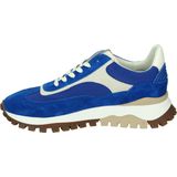 Floris van Bommel - Sneakers - Blauw - Suède - Rubber en Leer
