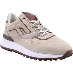 Floris van Bommel, Schoenen, Heren, Beige, 44 1/2 EU, Stijlvolle Sneaker met Noppi 38.08