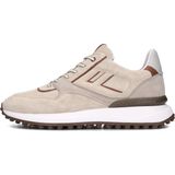 Floris Van Bommel - Noppi 38.08 - Herensneakers - Lichtbruin/Multi - Mix van Materialen