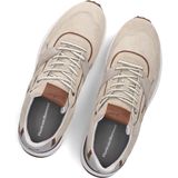 Floris Van Bommel - Noppi 38.08 - Herensneakers - Lichtbruin/Multi - Mix van Materialen