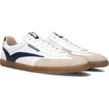 Floris van Bommel - Blauwe Lage Sneakers voor Heren - Leer