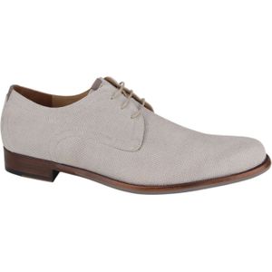 Floris Van Bommel - 03.14 - Veterschoenen - Beige - Suède