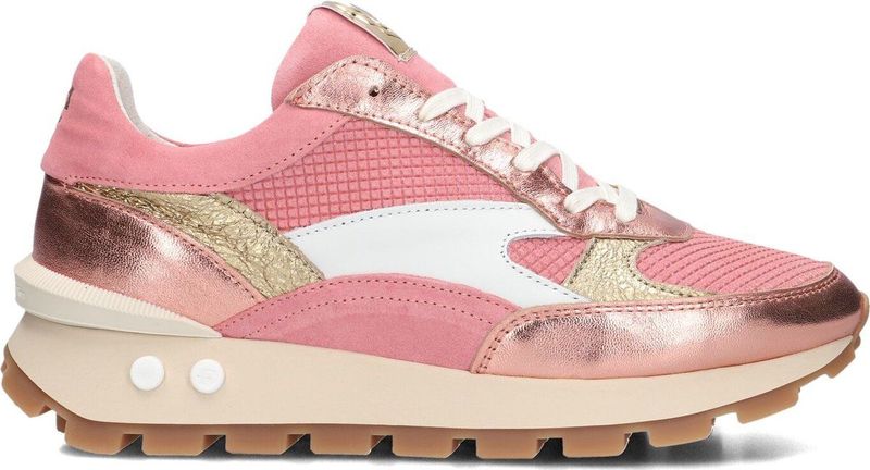 Floris van Bommel - Sfw-10098 - Sneakers - Roze - Leren Binnenkant
