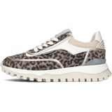Floris Van Bommel Sfw 10131 Sneakers Leer Dames Taupe