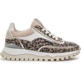 Floris Van Bommel Sfw 10131 Sneakers Leer Dames Taupe