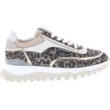 Floris Van Bommel Sfw 10131 Sneakers Leer Dames Taupe