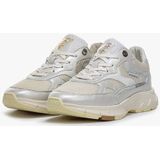 Floris Van Bommel - Sfw-10133 Daysi Sneakers - Zilver - Leer