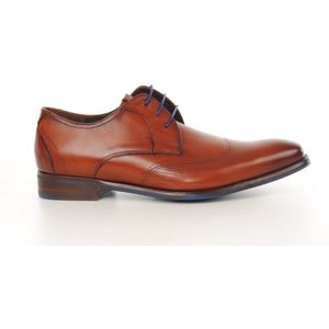 Floris van Bommel - De Stijler - Veterschoen - Naturel - Leder