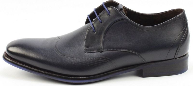 Floris Van Bommel - 42.01 - Nette Schoenen - Donkerblauw - Leer