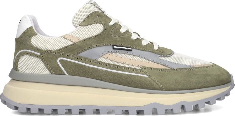 Floris Van Bommel - SFM-10172 DE GRIPPER - Sneakers - Groen - Suède