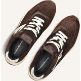 Floris van Bommel - Noppi SFM-10139 - Lage Sneaker - Donkerbruin - G+ Wijdte