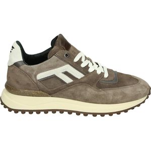 Floris van Bommel - Noppie SFM-10139 - Lage Sneaker - Taupe - Lichtgewicht EVA Zool