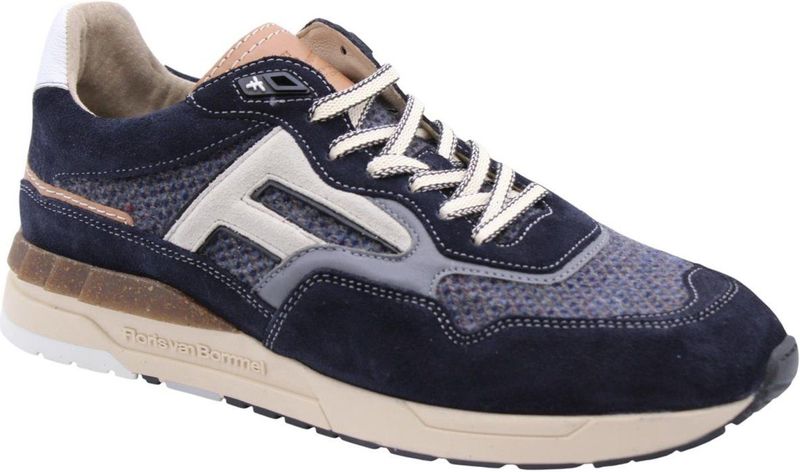 Floris van Bommel - De Runner SFM-10153 - Lage Sneaker - Donkerblauw