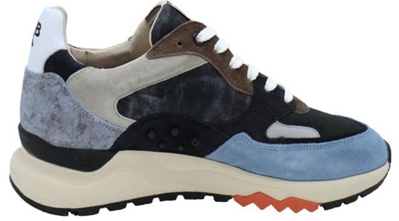 Floris van Bommel - Sfm-10154 - Sneakers - Blauw - Suède