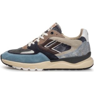 Floris van Bommel - De Treener SFM-10154 - Lage Sneaker - Blauw