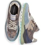 Floris van Bommel - De Treener SFM-10154 - Lage Sneaker - Lichtblauw