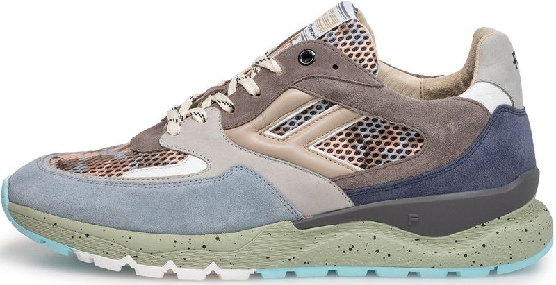 Floris van Bommel - De Treener SFM-10154 - Lage Sneaker - Lichtblauw