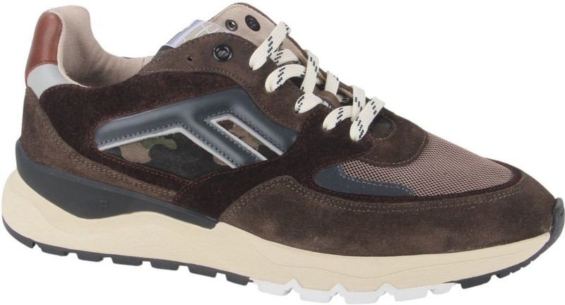 Floris van Bommel - De Treener SFM-10154 - Lage Sneaker - Groen
