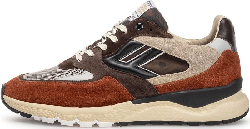 Floris Van Bommel Sfm-10154 De Treener Sneakers - Suède - Heren - Bruin - Maat 39⅓