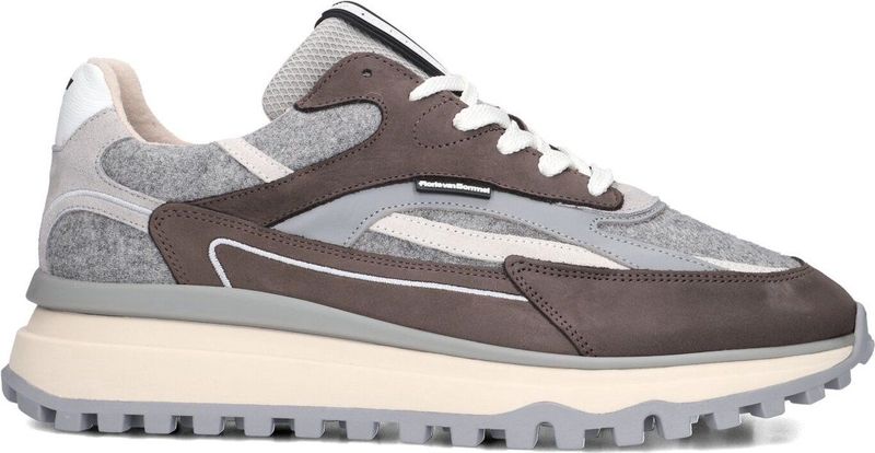Floris Van Bommel Sfm-10172 De Gripper Sneakers - Nubuck - Heren - Grijs - Maat 39⅓