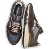 Floris van Bommel - De Zager 05 - Sneakers - Blauw / Taupe / Zwart / Wit
