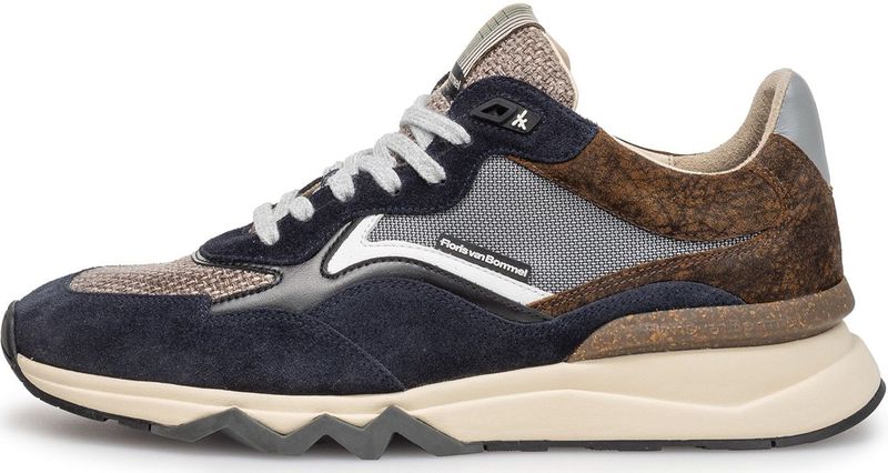 Floris Van Bommel - SFM-10178 DE ZAGER - Sneakers - Suède - Blauw