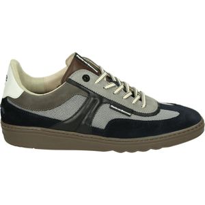 Floris van Bommel - DE Kupster 08.13 - Heren Sneakers - Blauw Dessin - Leer