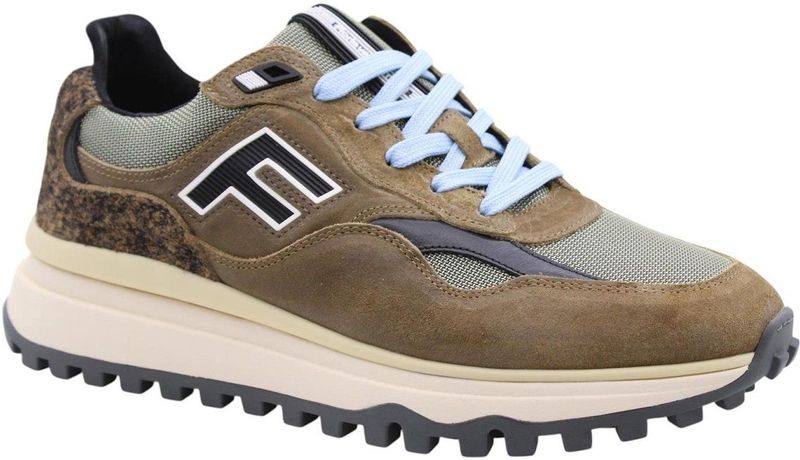 Floris van Bommel - DE GRIPPER 01.06 - Lage Sneakers - Taupe - Vrije Tijdsschoenen