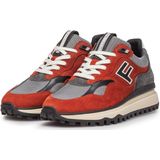 Floris van Bommel - De Gripper 01.04 - Suède Sneakers - Oranje/Grijs