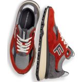 Floris van Bommel - De Gripper 01.04 - Suède Sneakers - Oranje/Grijs