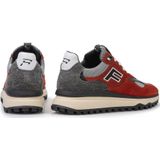 Floris van Bommel - De Gripper 01.04 - Suède Sneakers - Oranje/Grijs