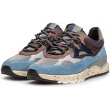 Floris van Bommel - De Treener SFM-10241 - Lage Sneaker - Lichtblauw