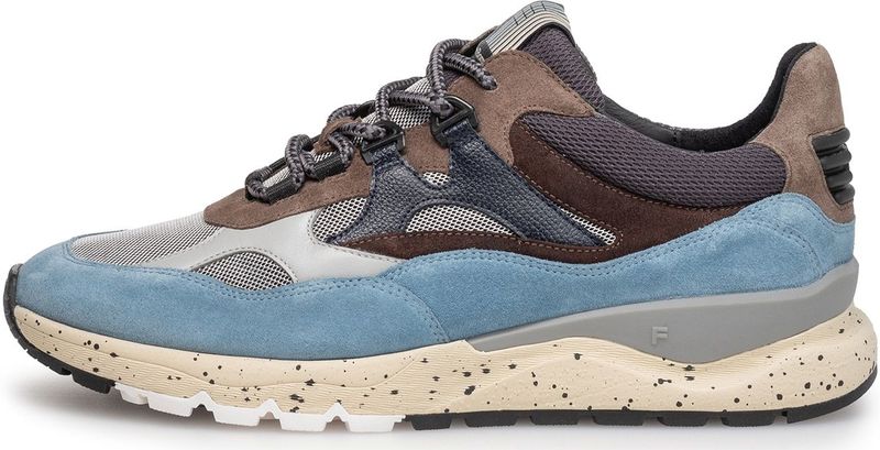 Floris van Bommel - De Treener SFM-10241 - Lage Sneaker - Lichtblauw