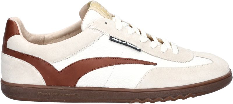 Floris van Bommel - De Zaler 03.02 - Leren Sneakers - Wit/Bruin
