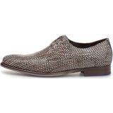 Floris Van Bommel - De Stijler 40.04 - Veterschoen - Donkerbruin - Reptielstructuur