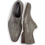 Floris van Bommel - De Stijler 40.05 - Leren Veterschoenen - Grijs - Reptielprint