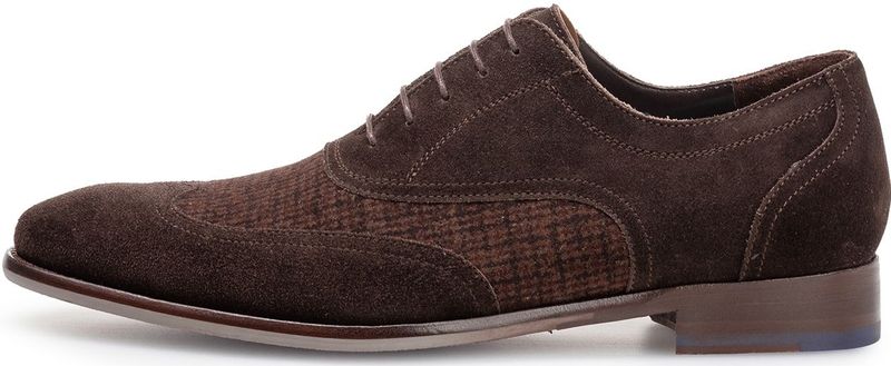 Floris van Bommel - De Stapper SFM-30346 - Nette Veterschoen - Donkerbruin - G Wijdte
