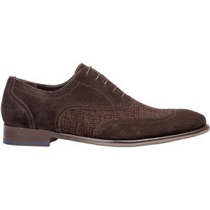 Floris van Bommel - De Stapper SFM-30346 - Nette Veterschoen - Donkerbruin - G Wijdte